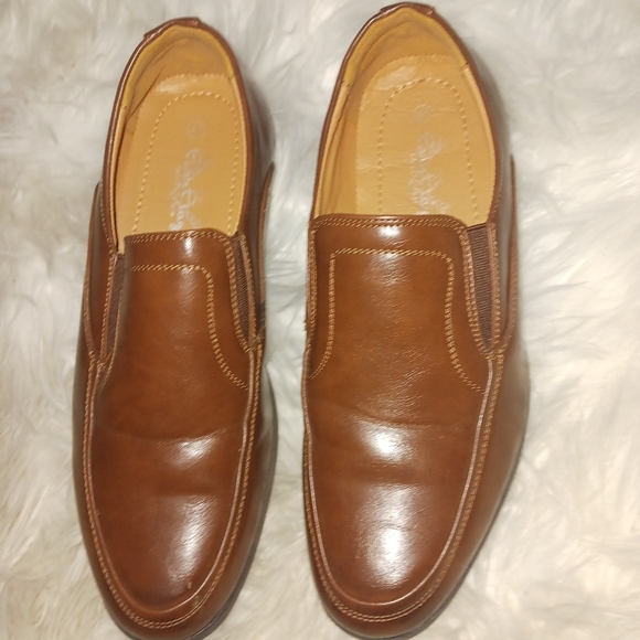 Men brown elegant casual pointed toe shoes - Picture 9 of 14